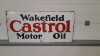 WAKEFIELD CASTROL MOTOROIL ENAMEL SIGN