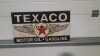 TEXACO MOTOR OIL & GASOLINE ENAMEL SIGN