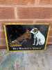 HIS MASTER'S VOICE ENAMEL SIGN