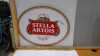 STELLA ARTOIS OVAL SIGN DOUBLE SIDED