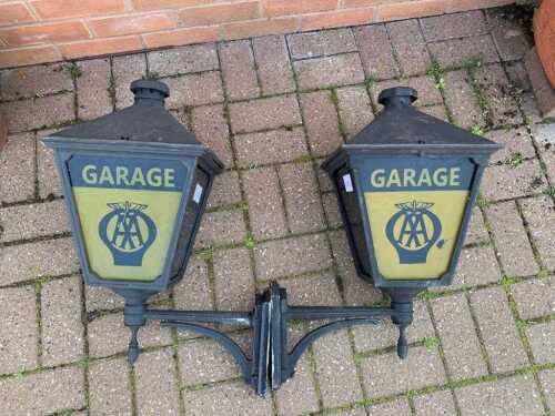 PAIR OF AA GARAGE WALL LAMPS