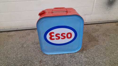 ESSO PETROL CAN RED/BLUE