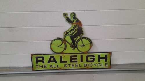 RALEIGH BIKE SIGN