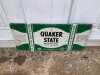 QUAKER STATE MOTOR OIL SIGN 9" X 19"