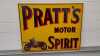 PRATTS MOTOR SPIRIT WOODEN HAND PAINTED SIGN 30" X 24" ( PROCEEDS TO CHARITY )