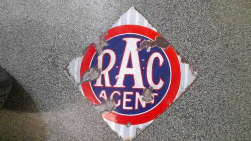 RAC AGENT SIGN 18" X 18" DOUBLE SIDED