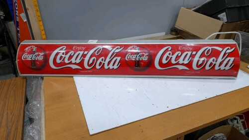 COCA COLA LIGHT UP SIGN 42" X 6"