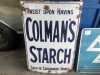 ORIGINAL COLMANS STARCH ENAMEL SIGN