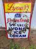 LYONS ICE CREAM SIGN