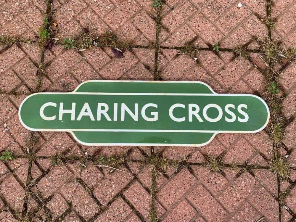 CHARING CROSS RAILWAY SIGN