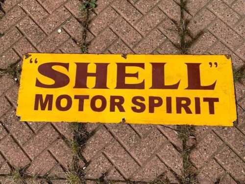 SHELL MOTOR SPIRIT SIGN