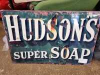 HUDSONS SOAP SIGN