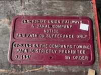 SHROPSHIRE UNION RAILWAYS SIGN