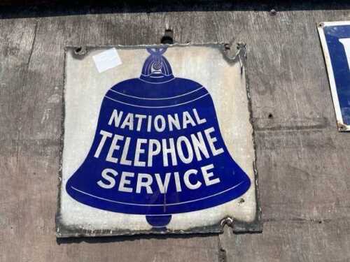 NATIONAL TELEPHONE SERVICE SIGN