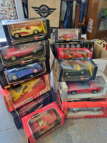 1 BOX OF MODEL CARS