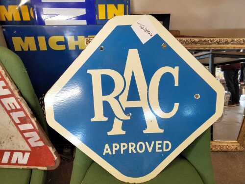 RAC DOUBLE SIDED SIGN