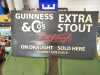 DOUBLE SIDED HANGING GUINNESS SIGN - 2