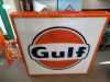 DOUBLE SIDED GULF HANGING SIGN - 2