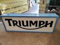 DOUBLE SIDED TRIUMPH SIGN