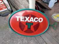 DOUBLE SIDED TEXACO SIGN