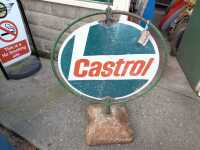 SPINNING CASTROL SIGN