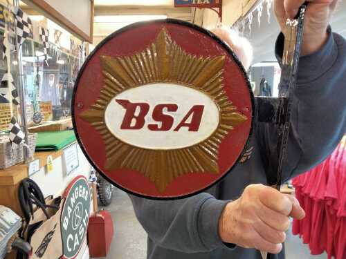 BSA WALL PLAQUE