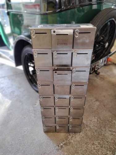 24 DRAWER STAINLESS STEEL CABINET