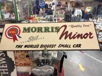 MORRIS MINOR SIGN